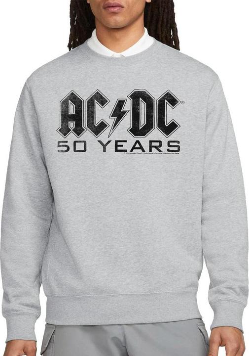 Actual product image AC/DC Unisex Adult 50 Years Logo Sweatshirt (L)