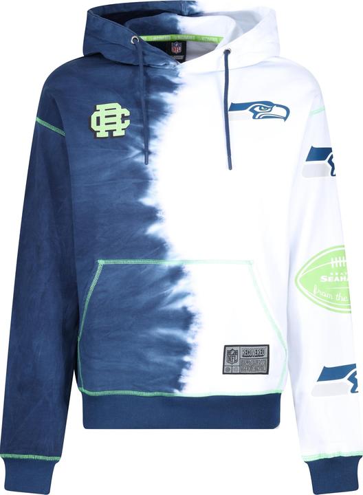 Immagine prodotto Recovered Felpa con cappuccio in pile Re:covered - INK DYE Seattle Seahawks (XL)