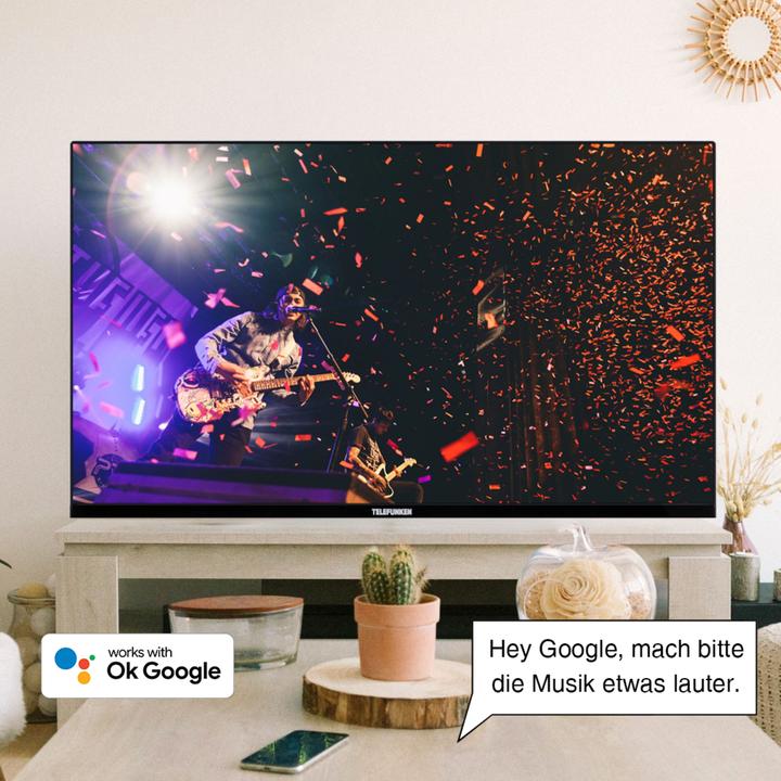 Produktbild Telefunken XF43AN750M (108 cm (43 Zoll), schwarz, FullHD, Triple Tuner, SmartTV, Android Betriebssystem) (43", LED, Full HD, 2023)