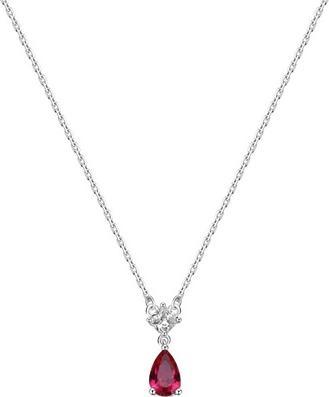 Brosway - Passion Ruby Fancy Sterling Silver Necklace FPR111