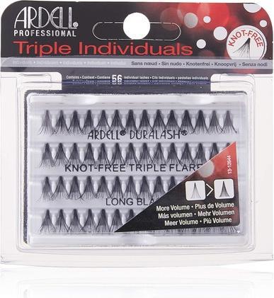 Actual product image Ardell Triple Individuals Knot-Free Long Black Eyelashes 25g (Artificial eyelashes)