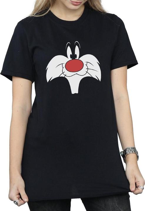 Immagine prodotto Looney Tunes Sylvester Big Face Maglietta Ampia Donna (3XL)