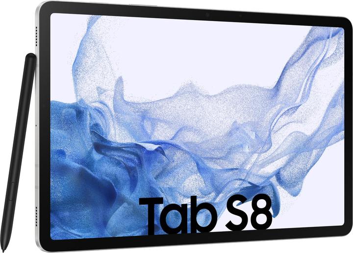 Produktbild Samsung Galaxy Tab S8 (nur WLAN, 11", 128 GB, Silver)