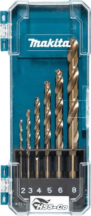 Produktbild Makita Bohrer-Set HSS-Co 6-tlg. (6,0, 5,0, 2,0 mm, 4,0, 3,0)