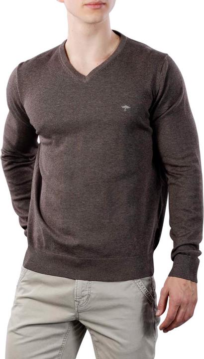 Actual product image Fynch-Hatton V-Neck Sweater earth (XXL)