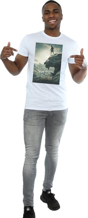 Image du produit Mens Black Panther Poster T-Shirt (XL)