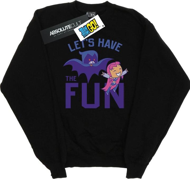 Actual product image Girls Teen Titans Go Let's Have The Fun Sweatshirt (116)