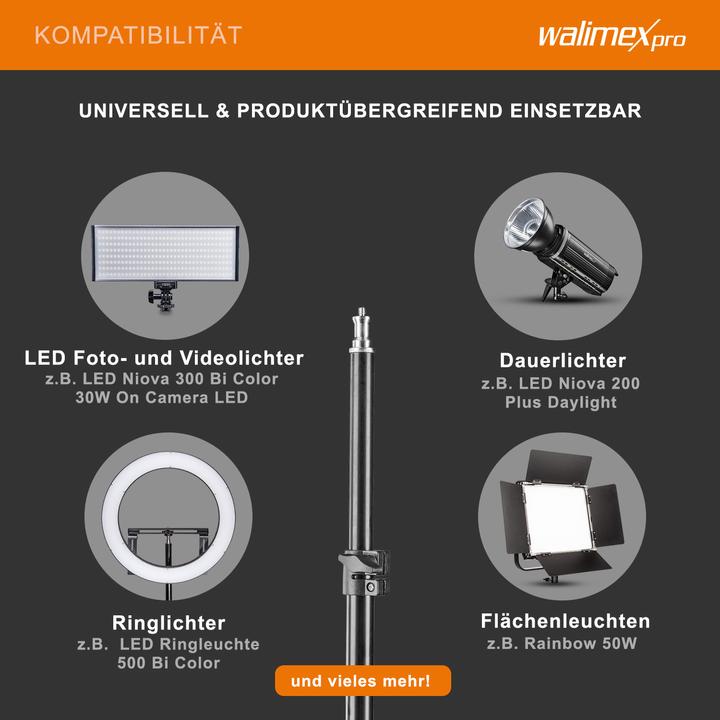 Actual product image Walimex Lamp tripod 40cm (40 cm, 2.50 kg)