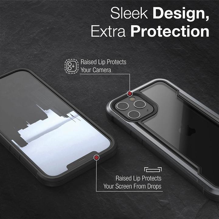 Image du produit X-Doria Raptic Shield Pro - Étui pour iPhone 13 Pro (Anti-bactérien) (Rouge) (Apple iPhone 13 Pro)