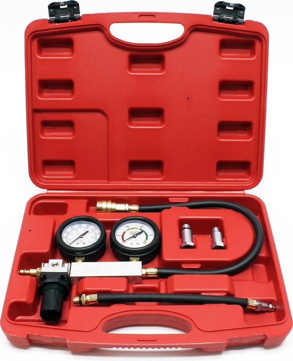 Produktbild Wiltec Kompressionsdruckprüfer Zylinderleckage Benzinmotor Druckprüfer Zylinder