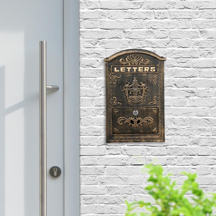 Actual product image Relaxdays Letterbox Vintage