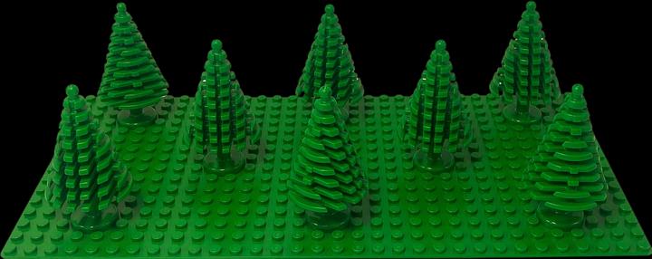 Actual product image LEGO big tree fir - Big Tree 3471 - 20x (3471, LEGO Accessories)