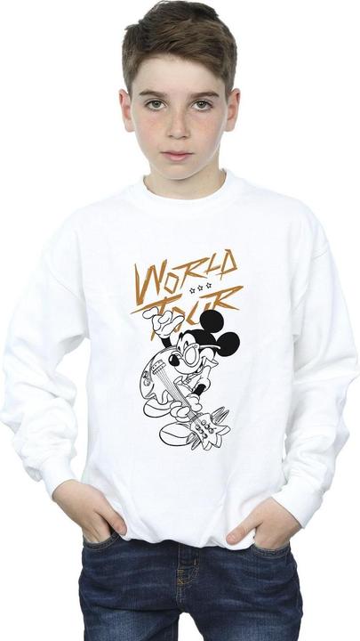 Actual product image Disney Boys Mickey Mouse World Tour Line Sweatshirt (152, 158)