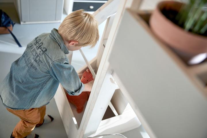 Image du produit Lifetime Kidsrooms Escalier avec rangement et garde-corps 152 Lit surélevé