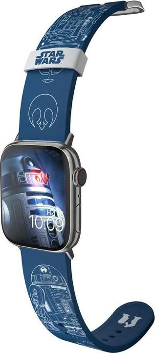 Immagine prodotto Moby Fox Bracciale Smartwatch Star Wars R2-D2 Blueprints 22 mm (22 mm, Acciaio inossidabile, Silicone)