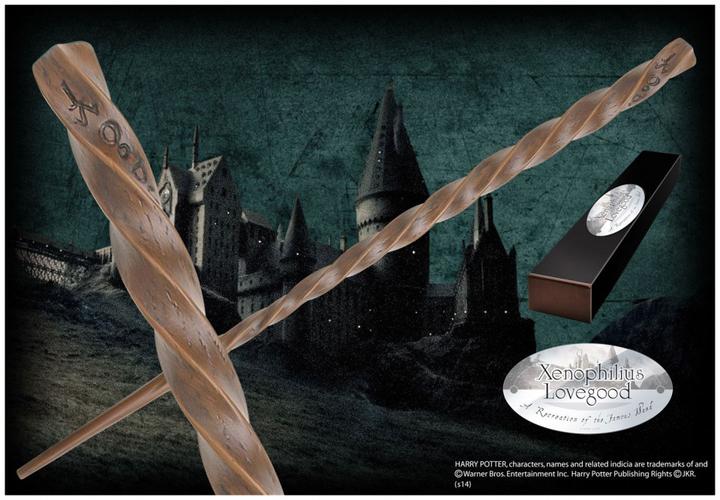 Actual product image Noble Collection Harry Potter Magic Wand Xenophilius Lovegood (Character Edit