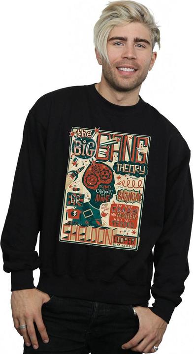 Produktbild Big Bang Theory Infografik Poster Baumwoll Sweatshirt (L)