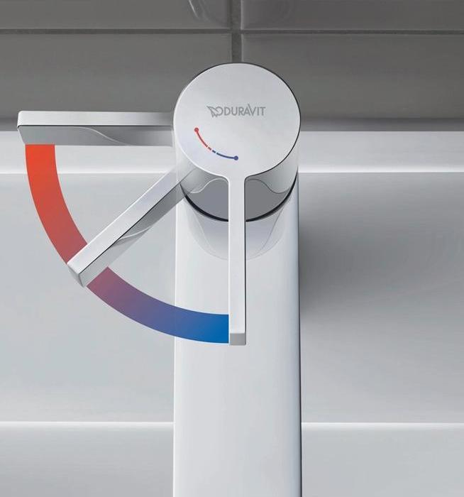 Actual product image Duravit EH-WT-MI D-NEO M EcoStart w pull-out waste. chrome