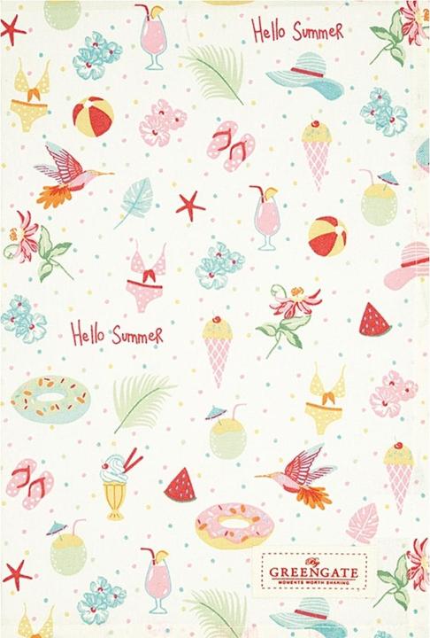 Produktbild Greengate Lula Tischdecke white 150 x 150 cm (150 x 150 cm)