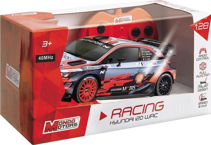 Actual product image Mondo Motors HYUNDAI I20 WRC 1/28. RADIO CONTROL