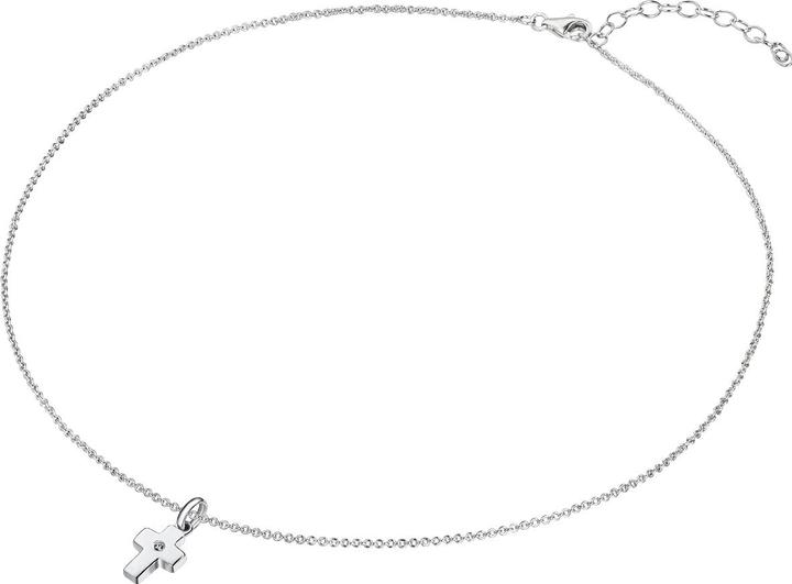 Produktbild Lulu & Jane Kreuz Sterling Silber Diamant silber - 33466 (Sterling Silber)