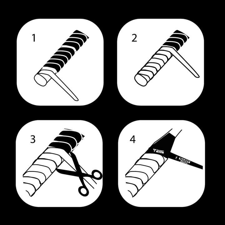 Produktbild Talbot Torro Griffband Overgrip, 3er Blister Überwickelband, Stärke: 0,6 mm, Länge: 1,13 m/Breite: 27 mm
