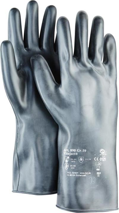 Produktbild Honeywell Handschuh Vitoject 890, 350 mm, Gr.8,schwarz (8)