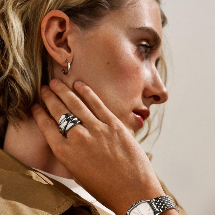 Actual product image Skagen Creolen MODERNE STAK (Stainless steel)