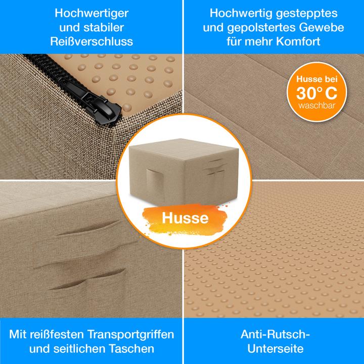 Produktbild Bestschlaf Klappmatratze inkl. Husse & Transporttasche (90 x 200 cm, Schaumstoffkern)
