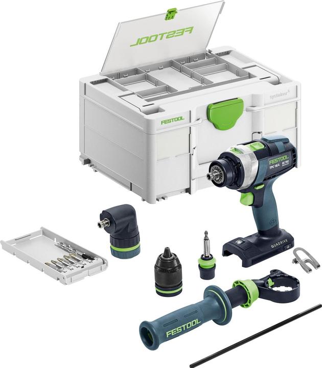 Image du produit Festool Perceuse-visseuse à percussion sans fil TPC 18/4 I-Basic-Set (Fonctionnement sur batterie)