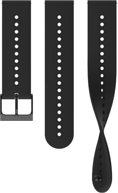 Actual product image Suunto 22 Urb4 Silicone Strap All Black S+M (22 mm, Silicone, Suunto 9 Peak, Suunto 5 PEAK, Suunto 9 Peak Pro)