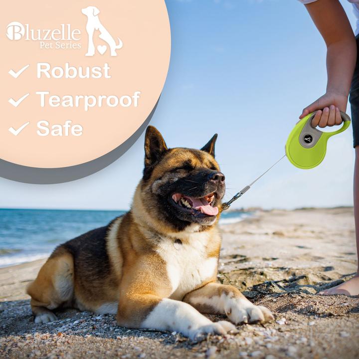Produktbild Bluzelle Hundeleine Rolleine mit Metall-Haken & Bremse (Hund, Allgemein)