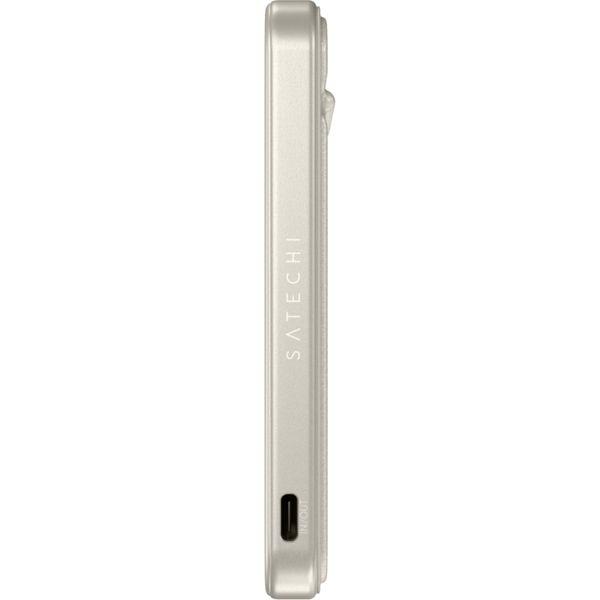Actual product image Satechi OntheGo Magnetic Qi2 Powerbank Stand 5000 mAh Sand (5000 mAh, 15 W)