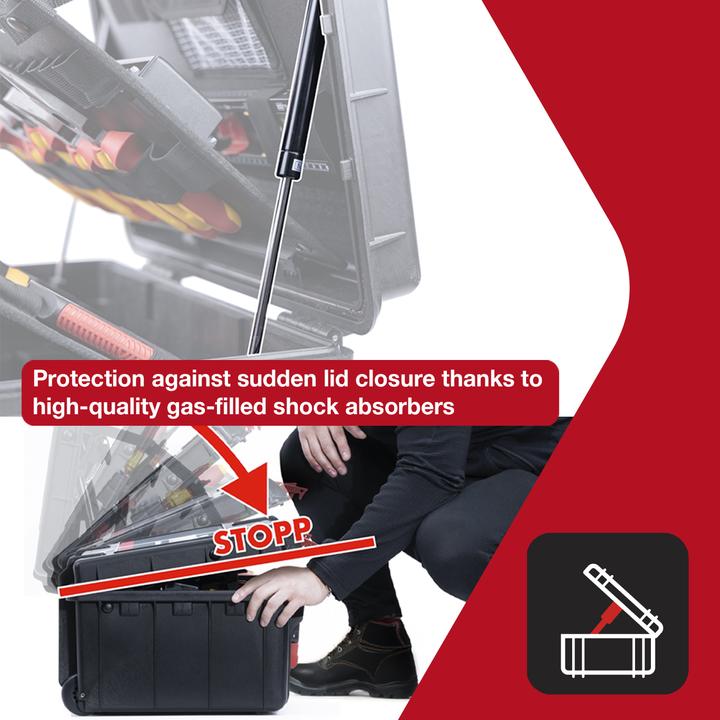 Actual product image Wiha Werkzeugkoffer XL2 Trolley electr 60tlg (60 pieces)