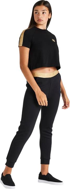Actual product image Siksilk Girls Metallic Taped Raglan T-Shirt (170)