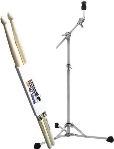 Pearl BC-150S Beckenständer mit Drumsticks (Schlagzeug)