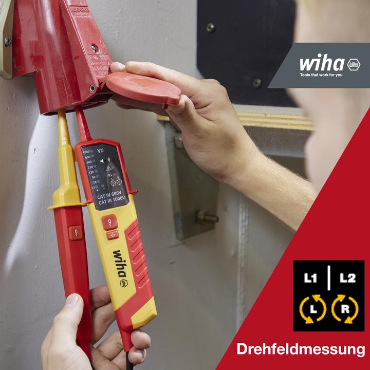 Produktbild Wiha Spannungs- und Durchgangsprüfer (CAT IV 600V, CAT III)