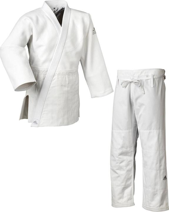 Produktbild adidas Judo-Anzug "Millenium" weiss/silbernes Logo, J990