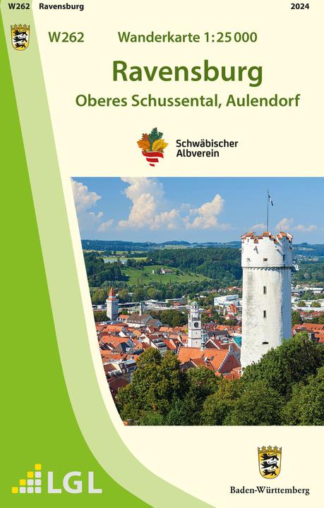 Produktbild Topographische Wanderkarte Baden-Württemberg Ravensburg
