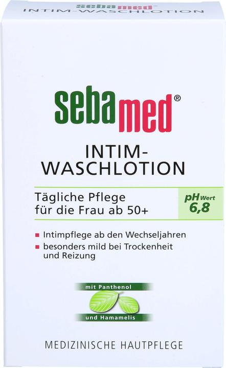 Sebamed Intim-Waschlotion tägliche Pflege für die Frau ab 50+, 200 ml Flüssigseife (200 ml, Intimwaschlotion)