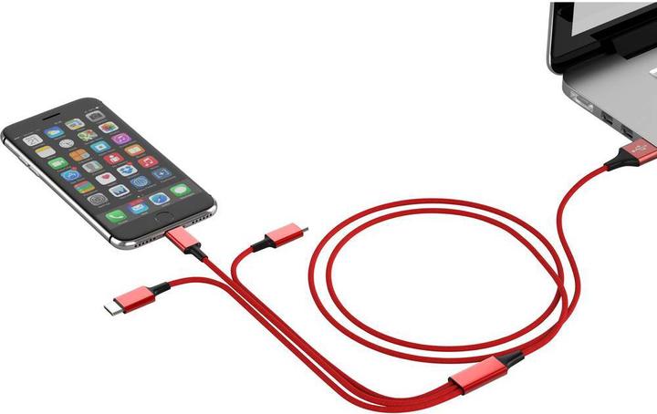 Produktbild Smrter Hydra PRO 3in1 Ladekabel (1.20 m, USB 3.0)