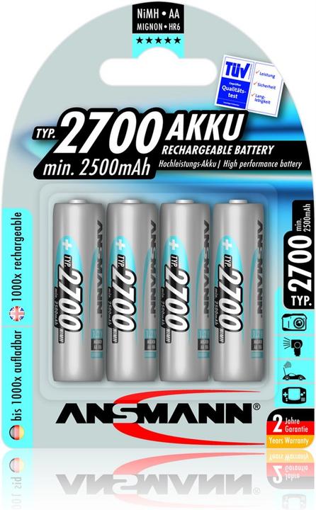 Image du produit Ansmann Premium (1 pcs, AA, 2500 mAh)