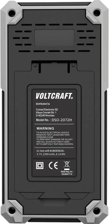 Actual product image Voltcraft Digital Oszilloskop 3 in 1 (CAT II 400V)