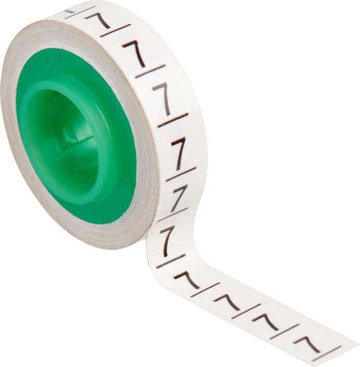 Actual product image 3M Scotchcode™ Cable Marker Refill Rolls Digit "7" 80-6114-2800-6 Contents: 3 Roll(s) (80-6114-2800 (8 mm)