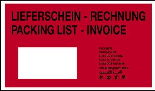 Raja Delivery note PCL15LR 165 mm PE, silicone paper