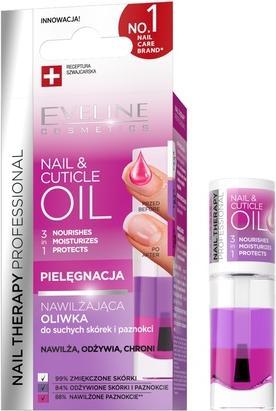 Eveline Nagelhautöl - feuchtigkeitsspendendes Drei-Phasen-Öl für trockene Nagelhaut und Nägel, 8ml (8 ml)