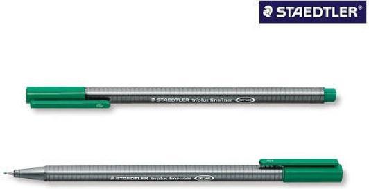 Actual product image Staedtler Fineliner triplus 334 (Green, 1 x)