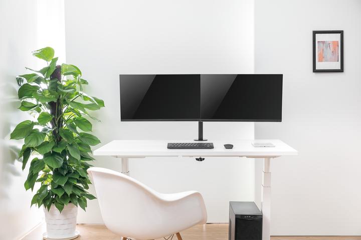 Produktbild Manhattan Tischhalterung Monitorarm für zwei Displays 33 813 (Tisch, 32")