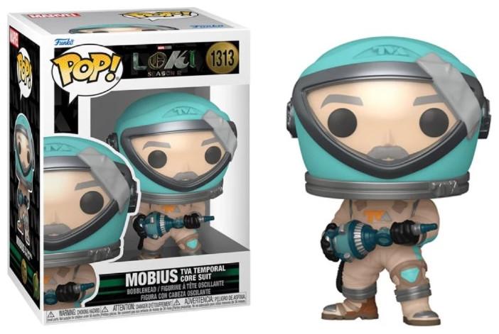 Image du produit Funko Loki POP! figurine vinyle Mobius (TVA Temporal Core Suit) 9 cm