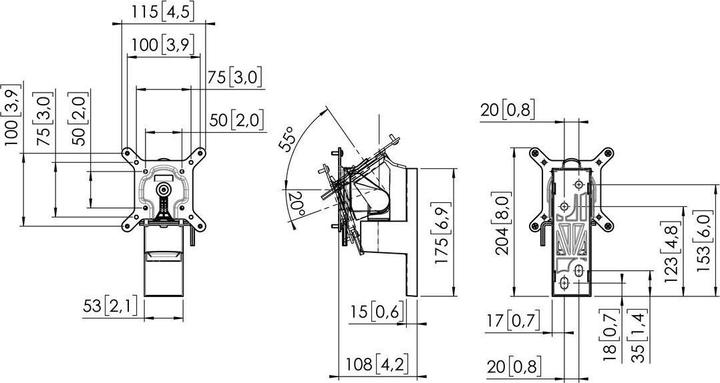 Produktbild Vogels Pro Motion 2116 (Wand, 43")